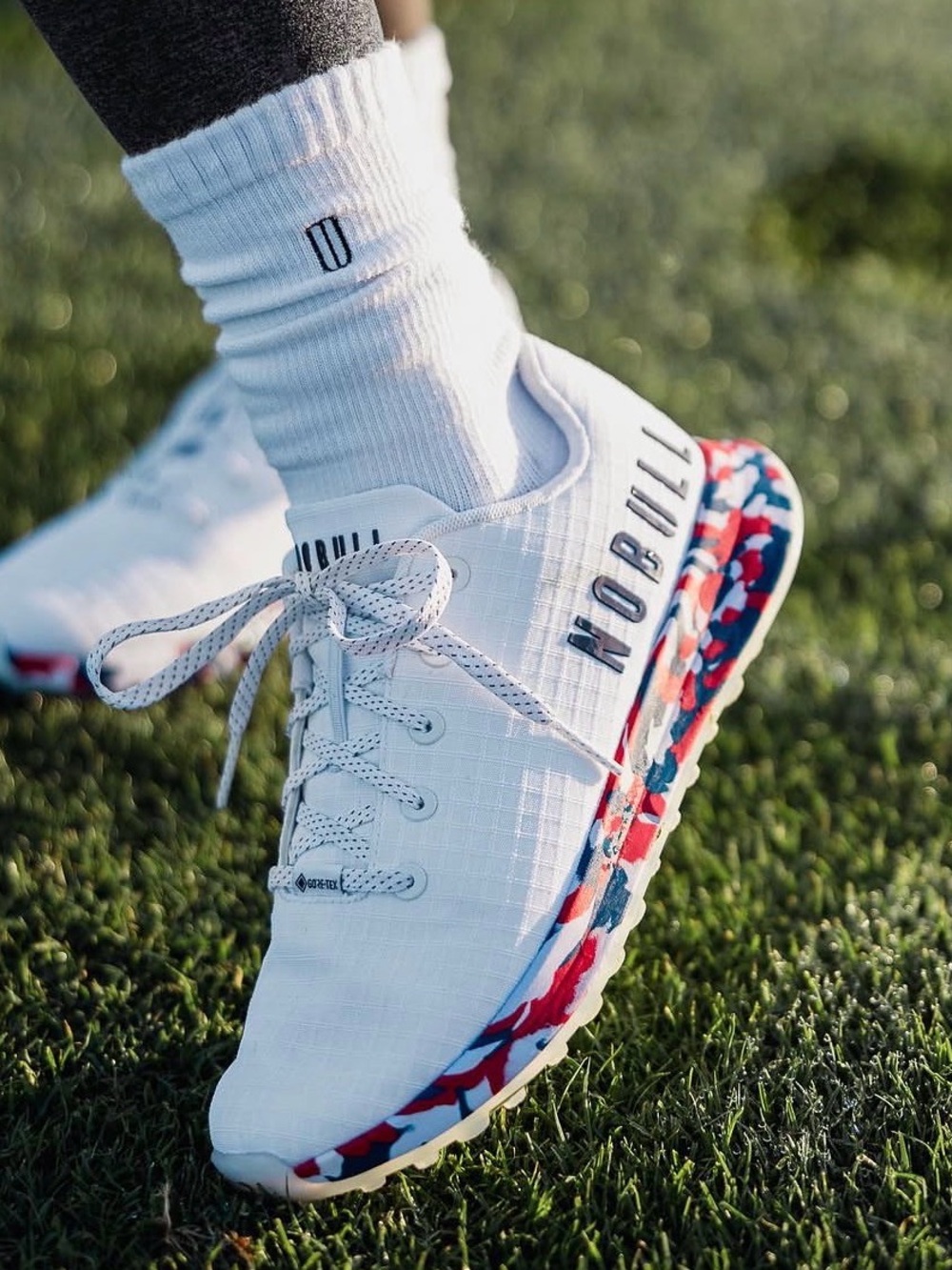 Nobull Gore-Tex Ripstop Golf Shoe LIMITED EDITION Red White & Blue